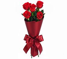Букет 5 Красных роз Эдлесс Лав в Жешарте