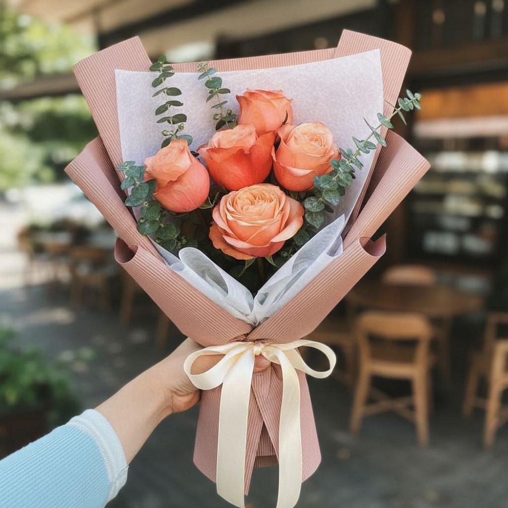 Букет цветов из: Розы в Жешарте