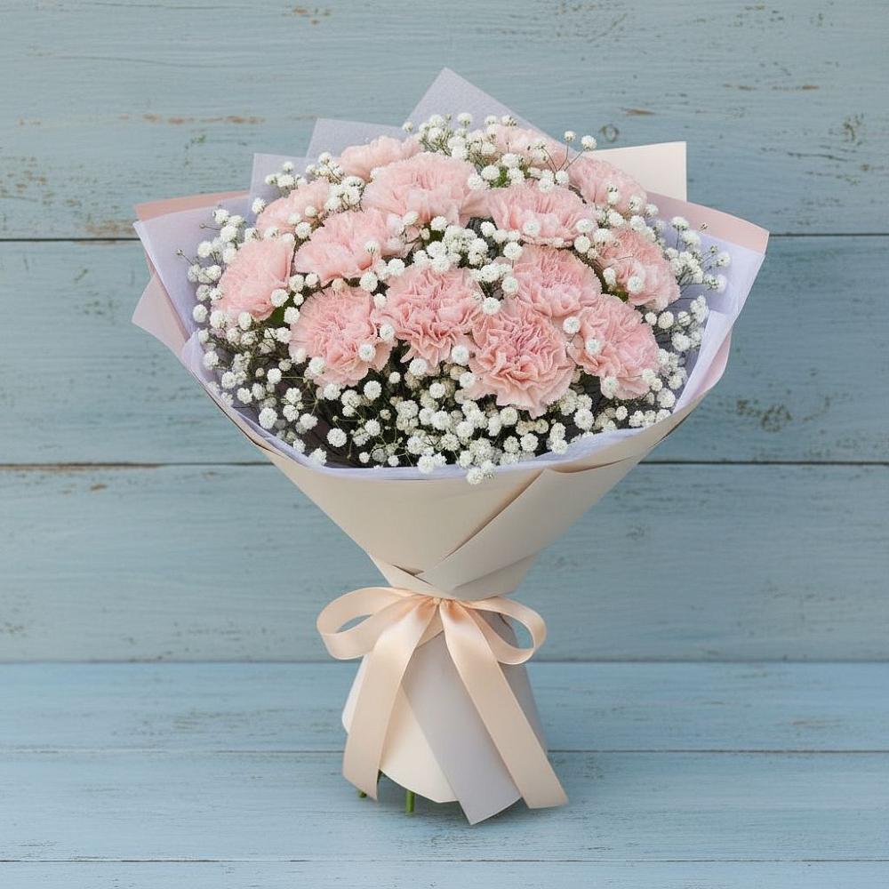 Букет цветов из: Гвоздики в Жешарте