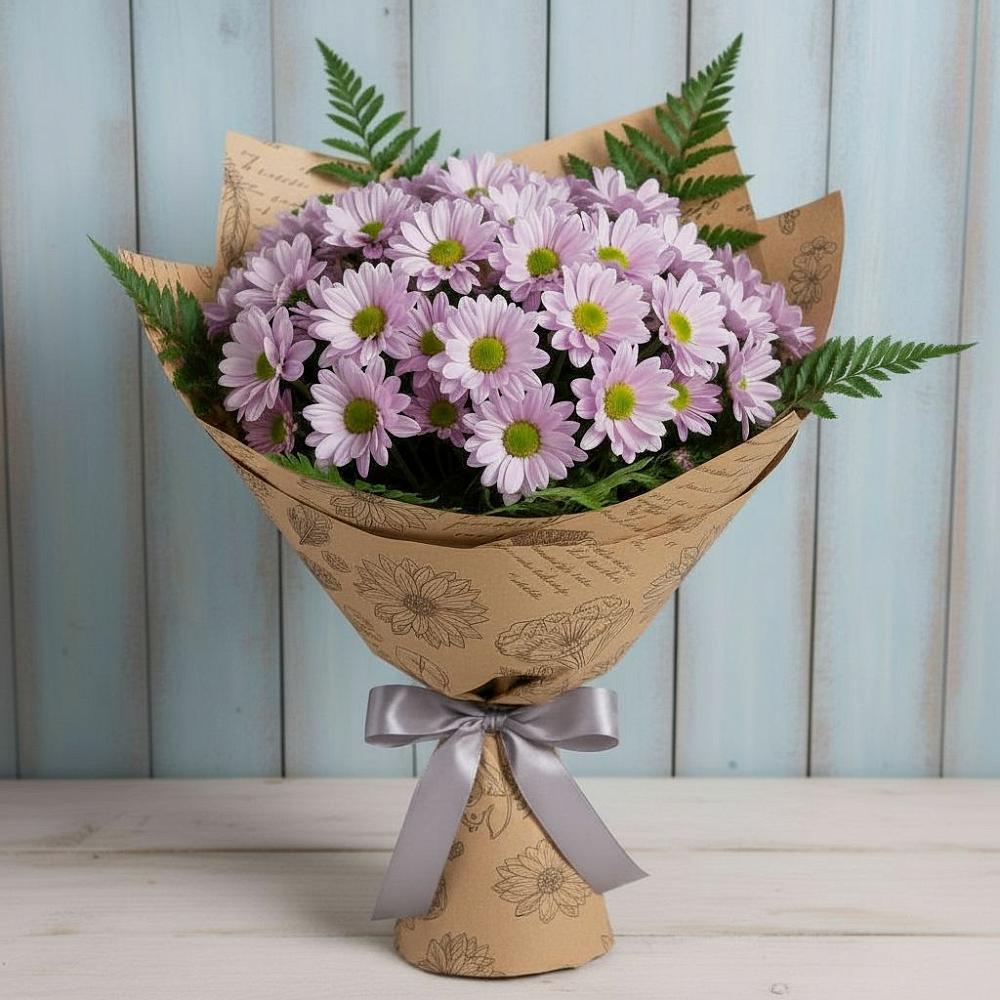 Букет цветов из: Хризантемы в Жешарте