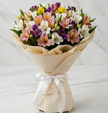Букет цветов из:  Альстромерии в Жешарте