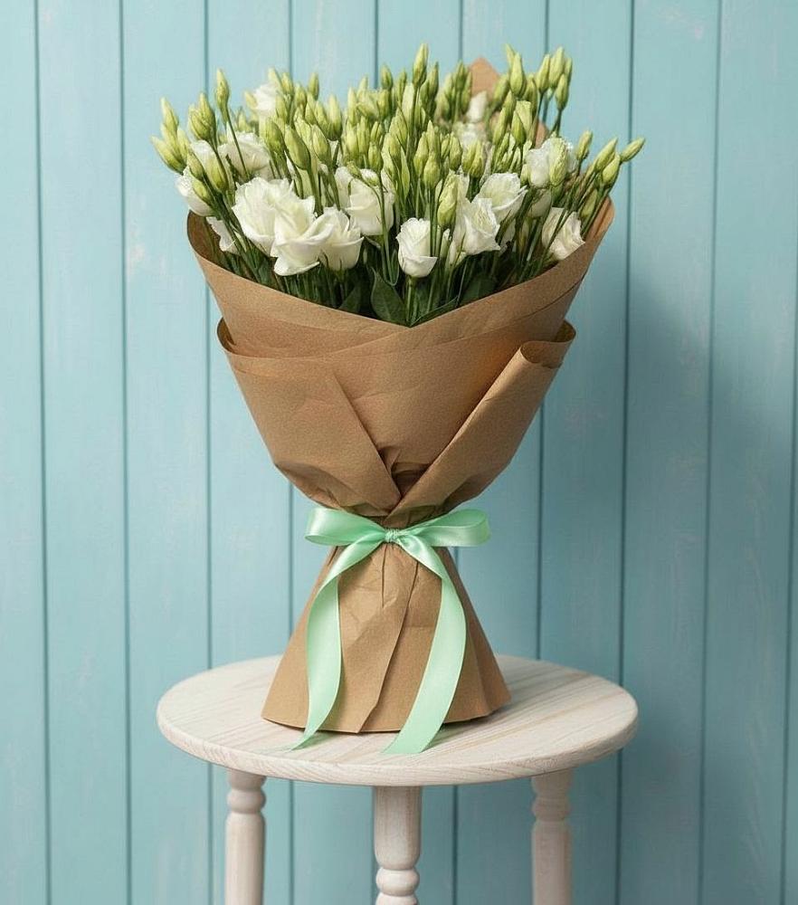 Букет цветов из: Лизиантусы в Жешарте