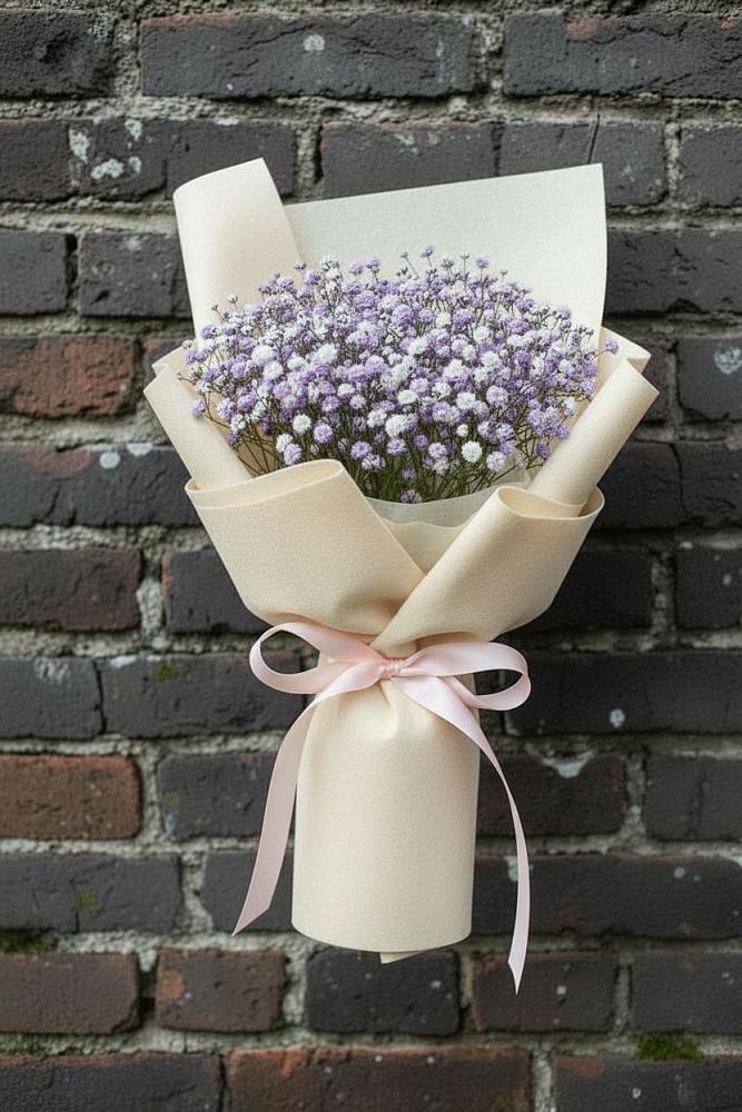 Букет цветов из: Гипсофила в Жешарте