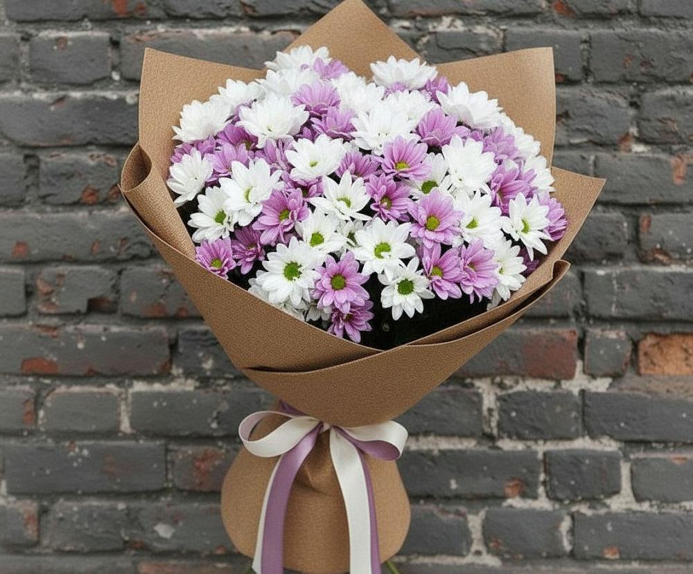 Букет цветов из: Хризантемы в Жешарте