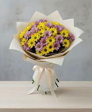 Букет цветов из:  Хризантемы в Жешарте