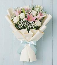 Букет цветов из:  Лилии в Жешарте